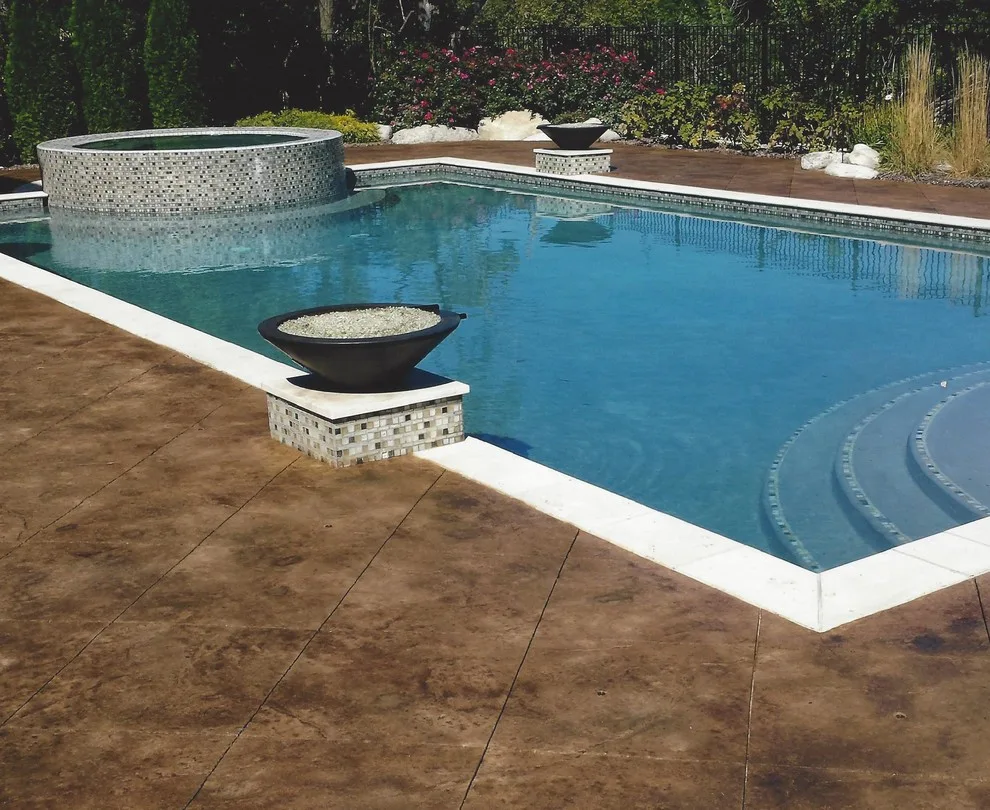 Overlay for Stamped Concrete Driveway by Decorative Concrete Resurfacing - Photo 2
