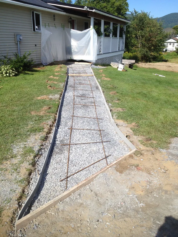 Orford, NH Stamped Concrete Pathway by Maple Creek Landworks LLC - Photo 2