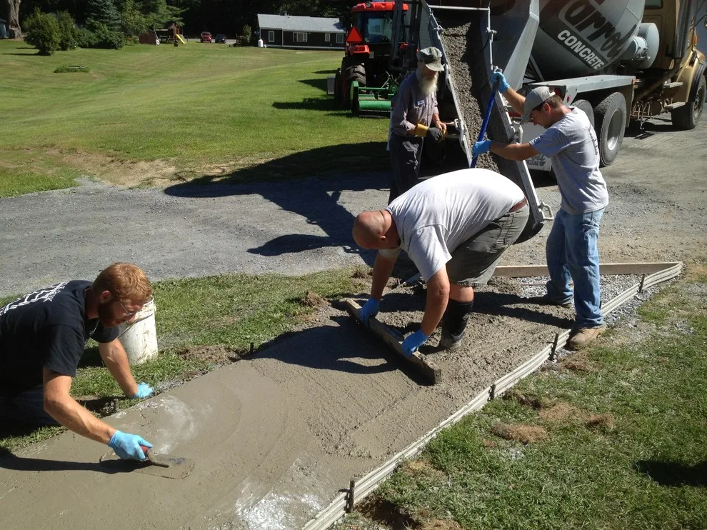 Orford, NH Stamped Concrete Pathway by Maple Creek Landworks LLC - Photo 9