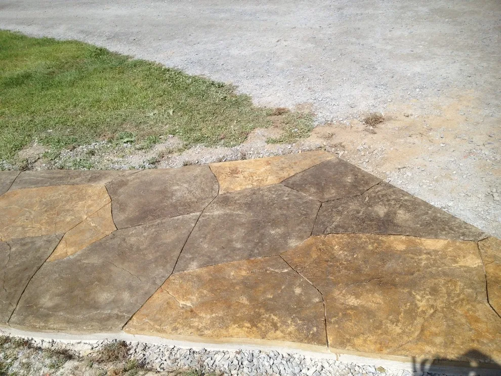 Orford, NH Stamped Concrete Pathway by Maple Creek Landworks LLC - Photo 3
