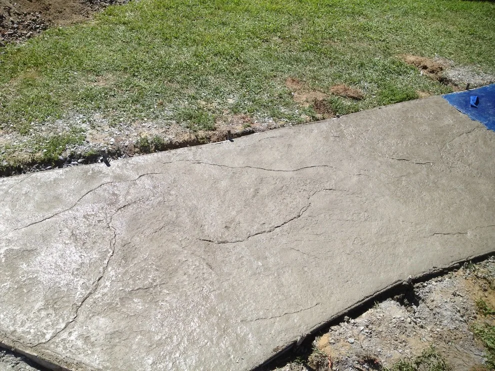 Orford, NH Stamped Concrete Pathway by Maple Creek Landworks LLC - Photo 6
