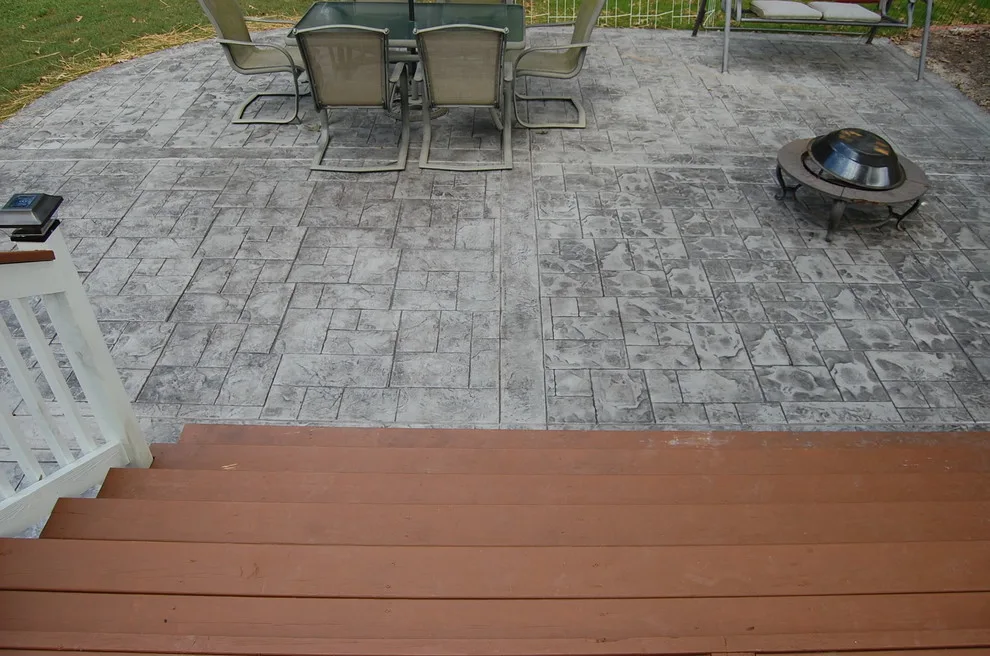 Ashlar Slate Stamped Patio by Warrick Concrete Services, Inc. - Photo 14