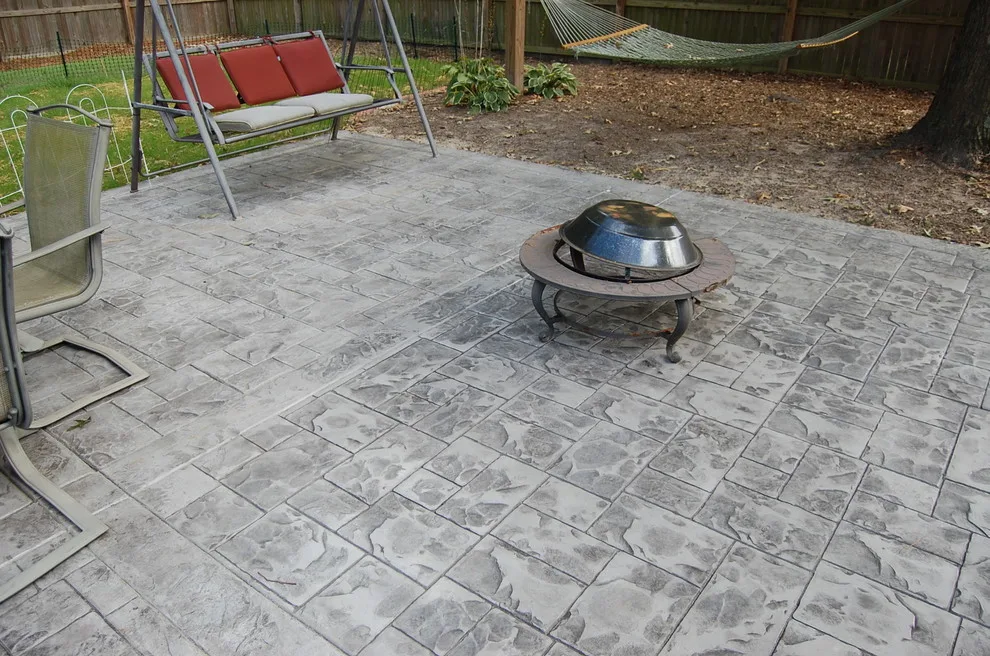 Ashlar Slate Stamped Patio by Warrick Concrete Services, Inc. - Photo 15
