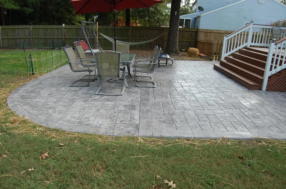 Ashlar Slate Stamped Patio by Warrick Concrete Services, Inc. - Photo 10