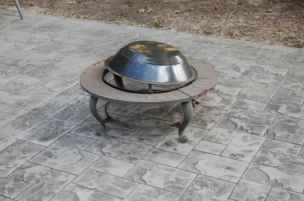 Ashlar Slate Stamped Patio by Warrick Concrete Services, Inc. - Photo 11
