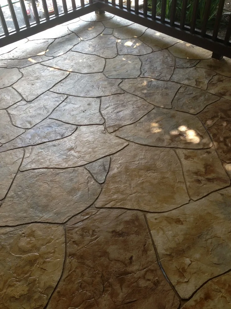 Imprinted Stone Concrete Coating by Elite Concrete Design - Photo 27