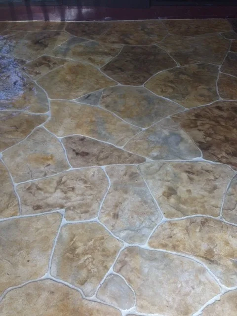Imprinted Stone Concrete Coating by Elite Concrete Design - Photo 37