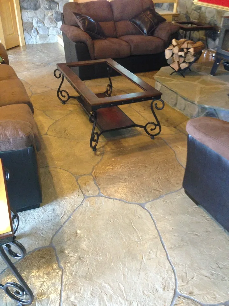Interior Stamped Stone Coating by Elite Concrete Design - Photo 2