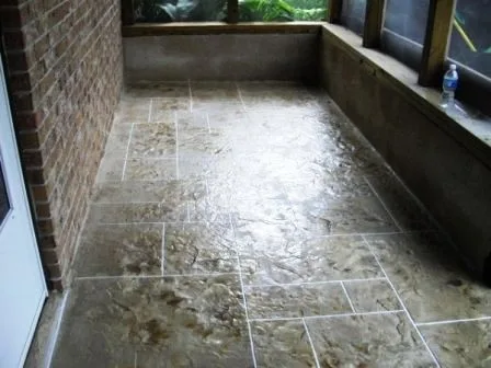 Interior Stamped Stone Coating by Elite Concrete Design - Photo 4