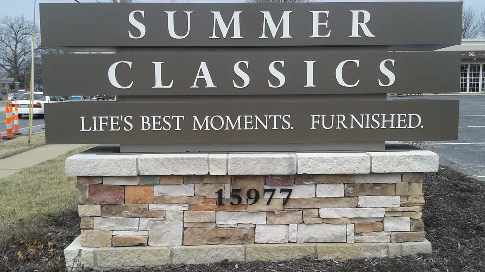 Ellisville, Mo Stone Business Sign by Masterpiece Masonry - Photo 3