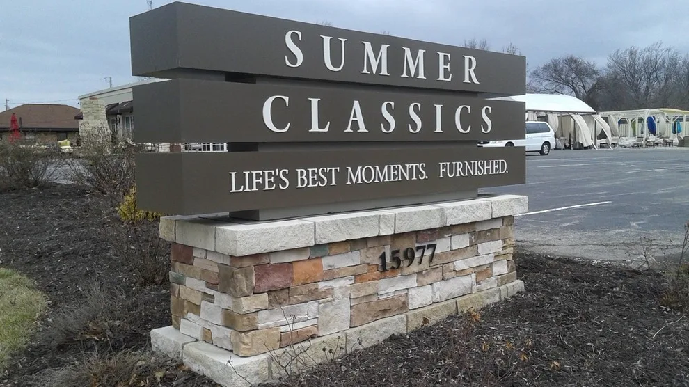 Ellisville, Mo Stone Business Sign by Masterpiece Masonry - Photo 2