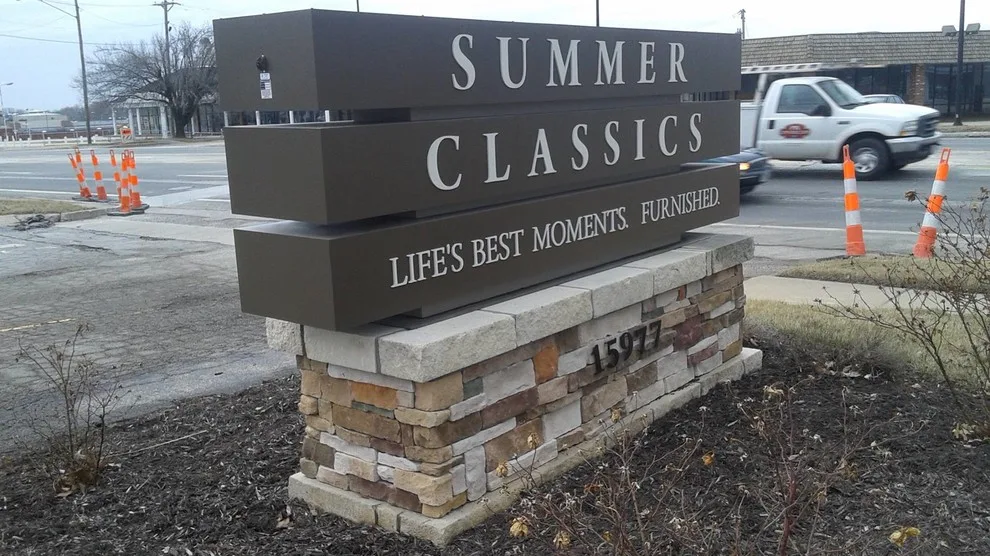 Ellisville, Mo Stone Business Sign by Masterpiece Masonry - Photo 4