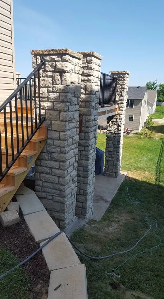 O'Fallon, Missouri Stone Columns by Masterpiece Masonry - Photo 2