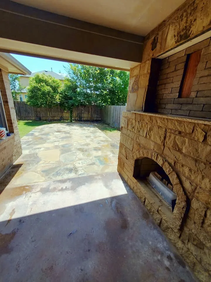 Rock Hearth and Outdoor Space by BioScapes LLC - Photo 3