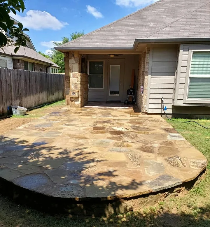 Rock Hearth and Outdoor Space by BioScapes LLC - Photo 2