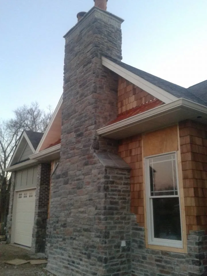 Stone Installation and New Fireplace in Innsbrook, MO by Masterpiece Masonry - Photo 3
