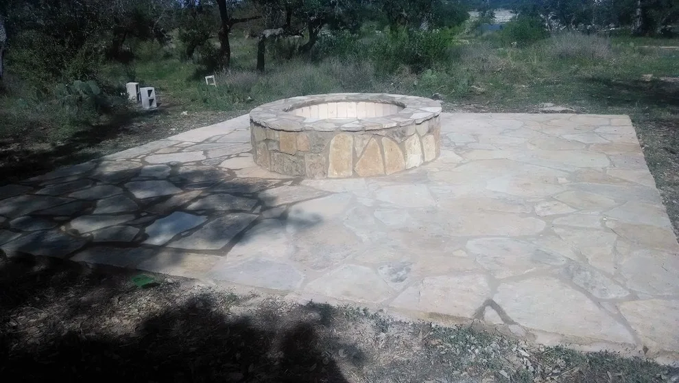 Spicewood, TX Stone Patio and Fire Pit Project by BioScapes LLC - Photo 4