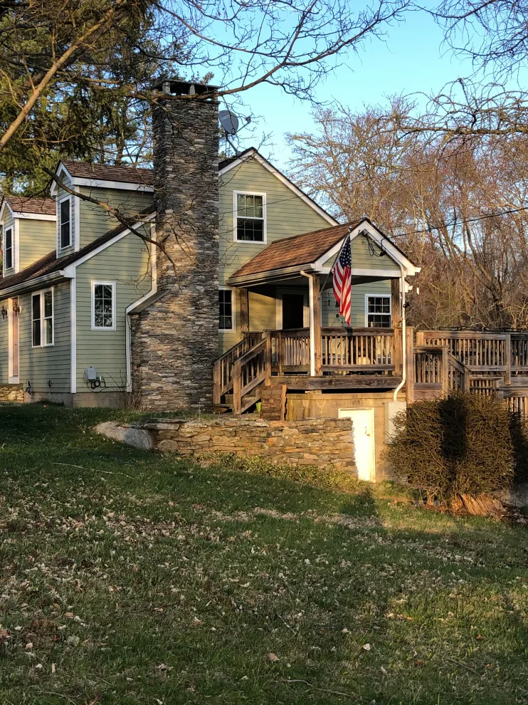 Veneered Stone Chimney by Hefel Masonry LLC - Photo 4