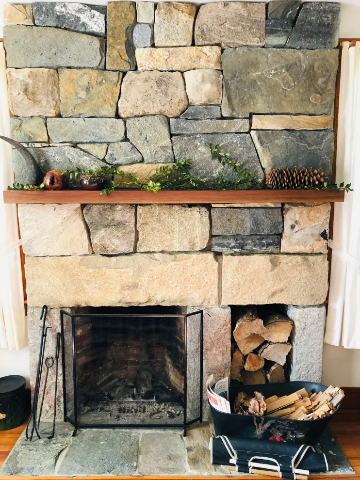 Veneered Stone Chimney by Hefel Masonry LLC - Photo 2