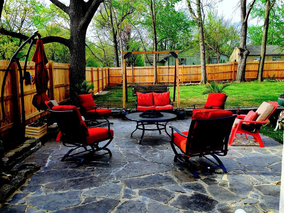 Flagstone Patio Kansas City by Zach's Lawn & Landscaping - Photo 2