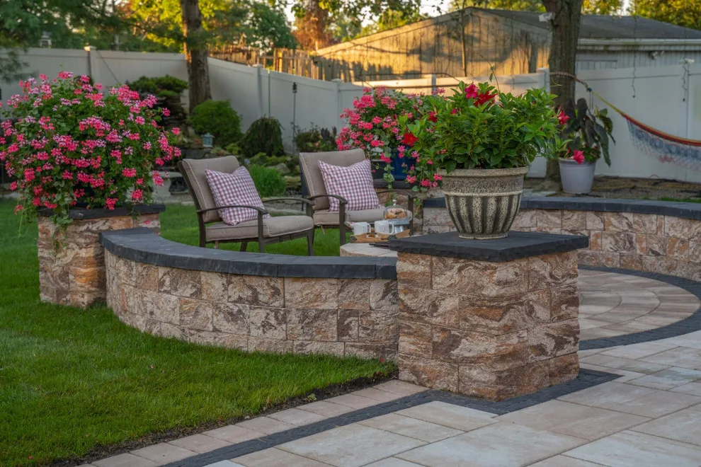 Distinctive Fire Pit and Outdoor Space by Cambridge Pavingstones With ArmorTec - Photo 5