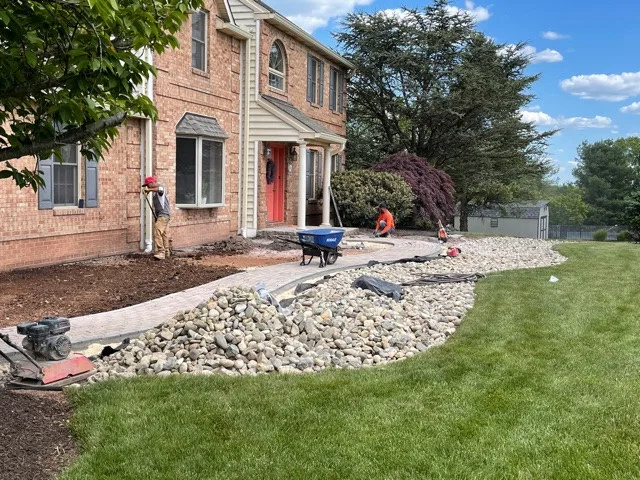 Pathway with River Stones by Hardscape Artists LLC - Photo 3