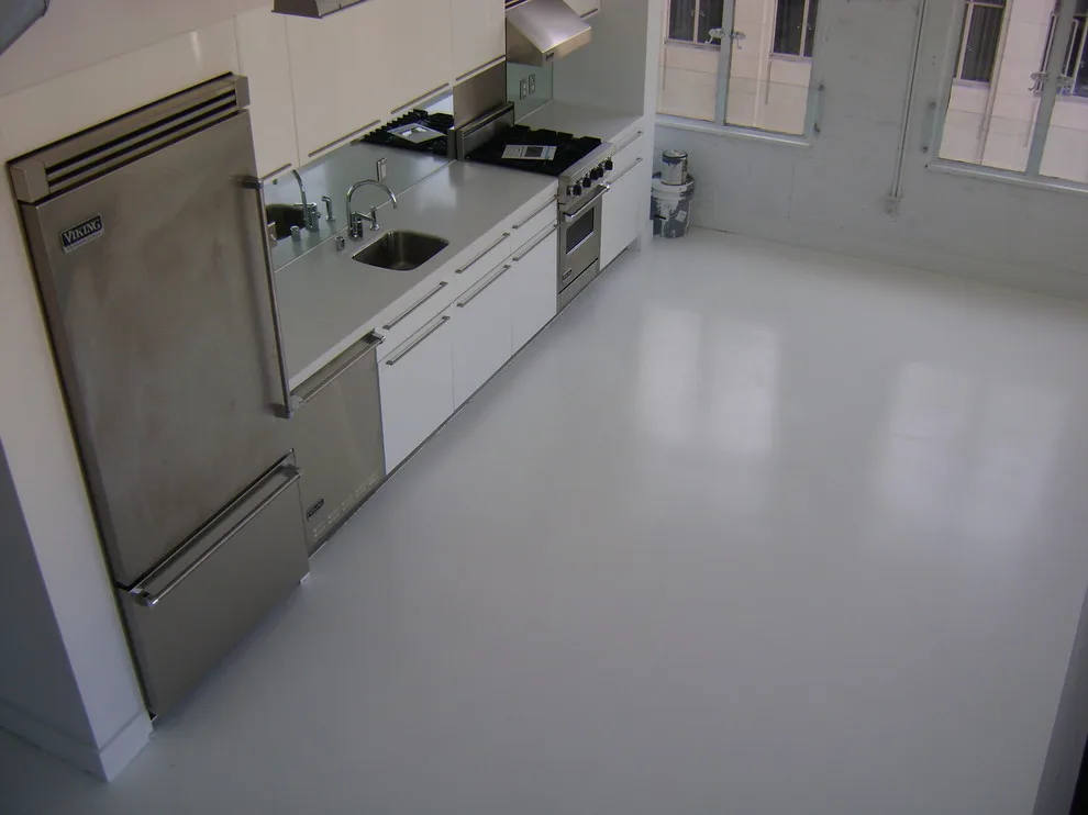Hollywood White Loft Flooring by Modern Concrete Surfaces - Photo 5
