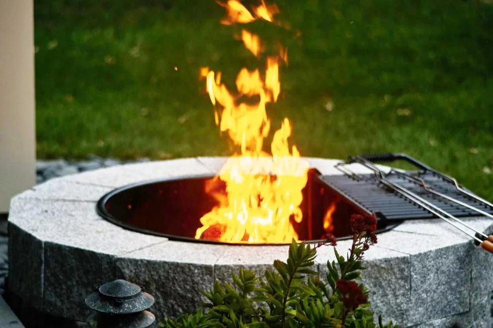 Gray Granite Fire Pit from Woodbury by Swenson Granite Works - Photo 2