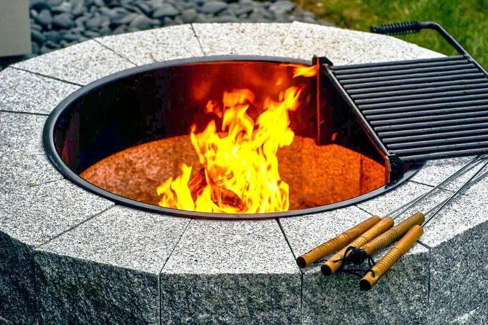 Gray Granite Fire Pit from Woodbury by Swenson Granite Works - Photo 3