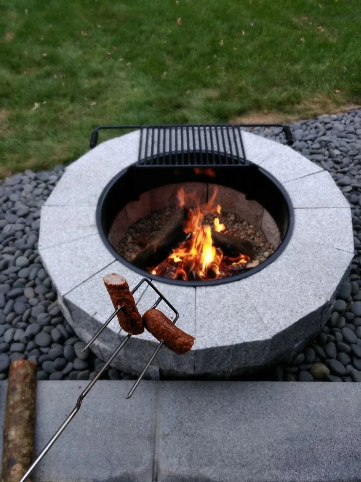 Gray Granite Fire Pit from Woodbury by Swenson Granite Works - Photo 4