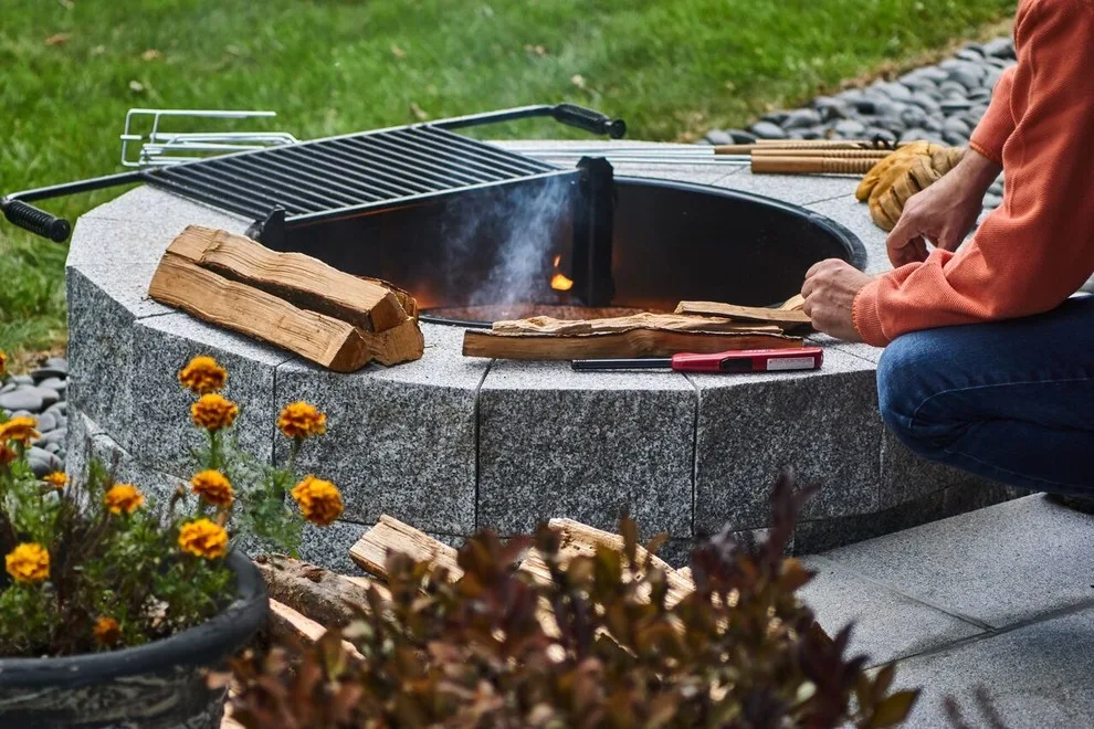 Gray Granite Fire Pit from Woodbury by Swenson Granite Works - Photo 5