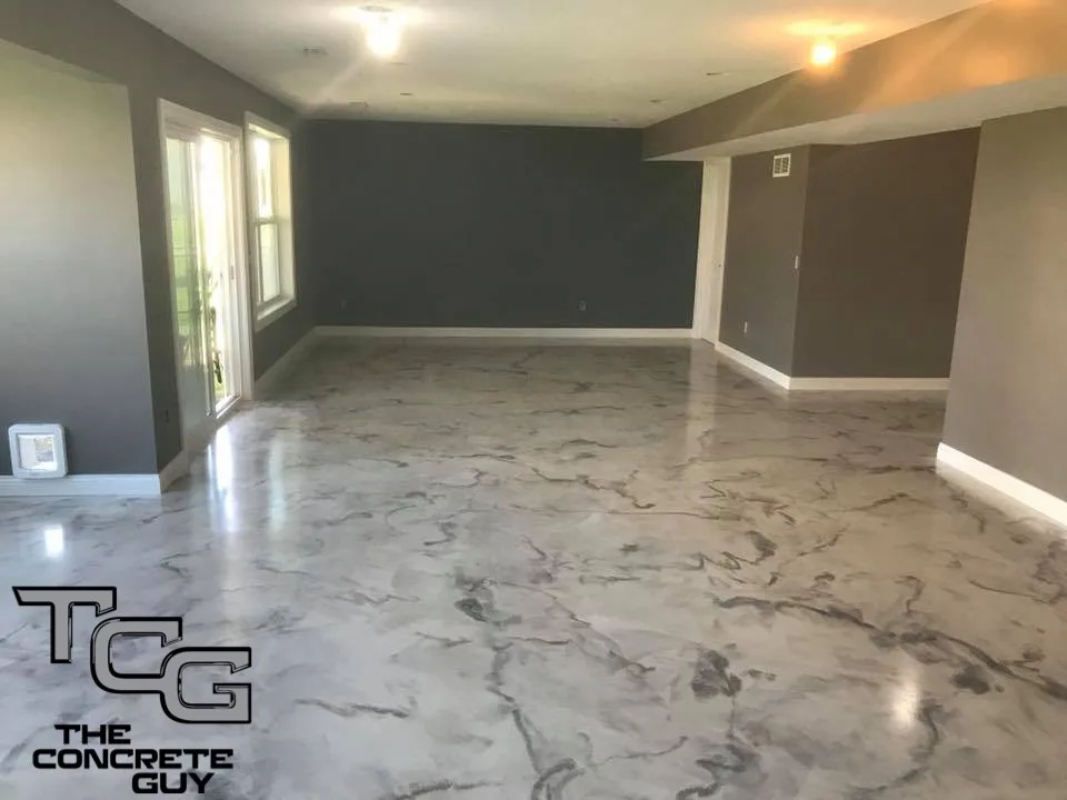 Woodbury Metallic Epoxy with Marble Finish by The Concrete Guy By Matthew Hage - Photo 3