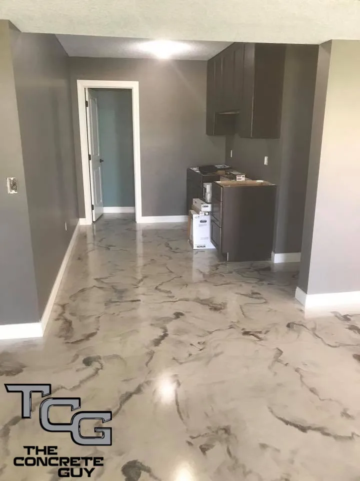 Woodbury Metallic Epoxy with Marble Finish by The Concrete Guy By Matthew Hage - Photo 5