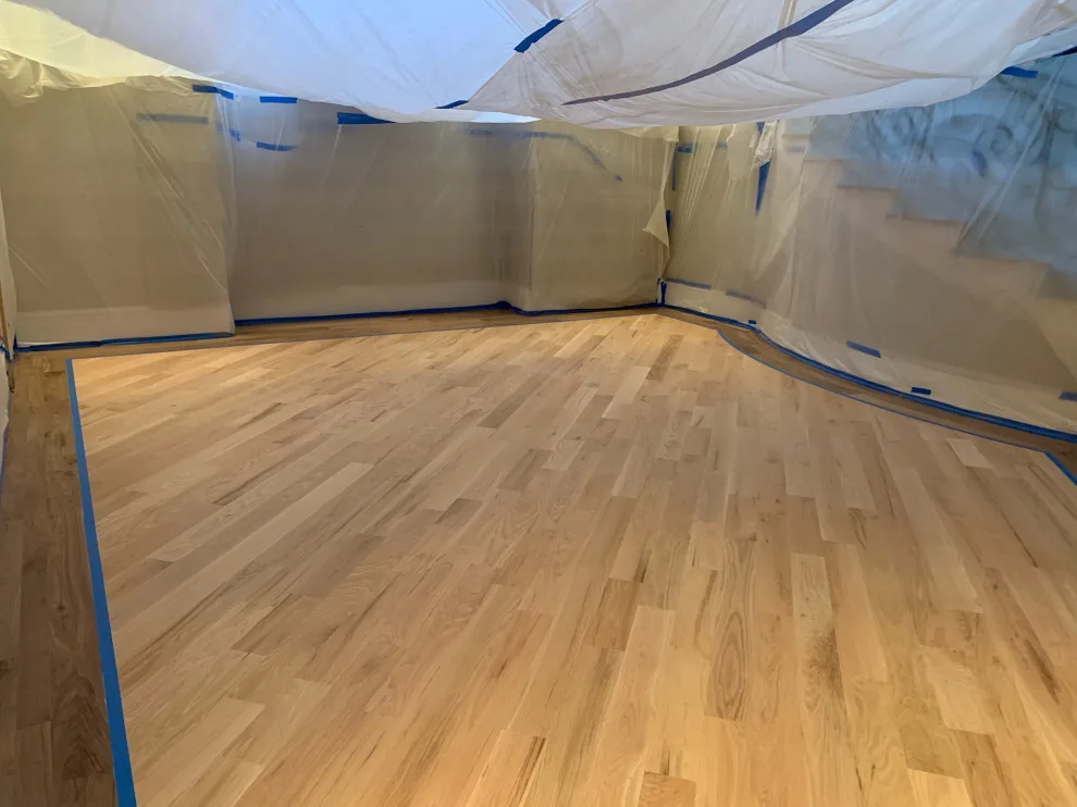 Wood flooring renovation and marble inlays modification by Fine Line Flooring Inc. - Photo 8