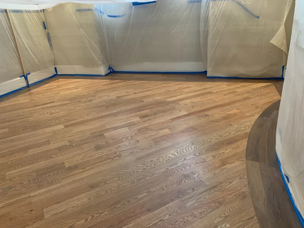 Wood flooring renovation and marble inlays modification by Fine Line Flooring Inc. - Photo 12