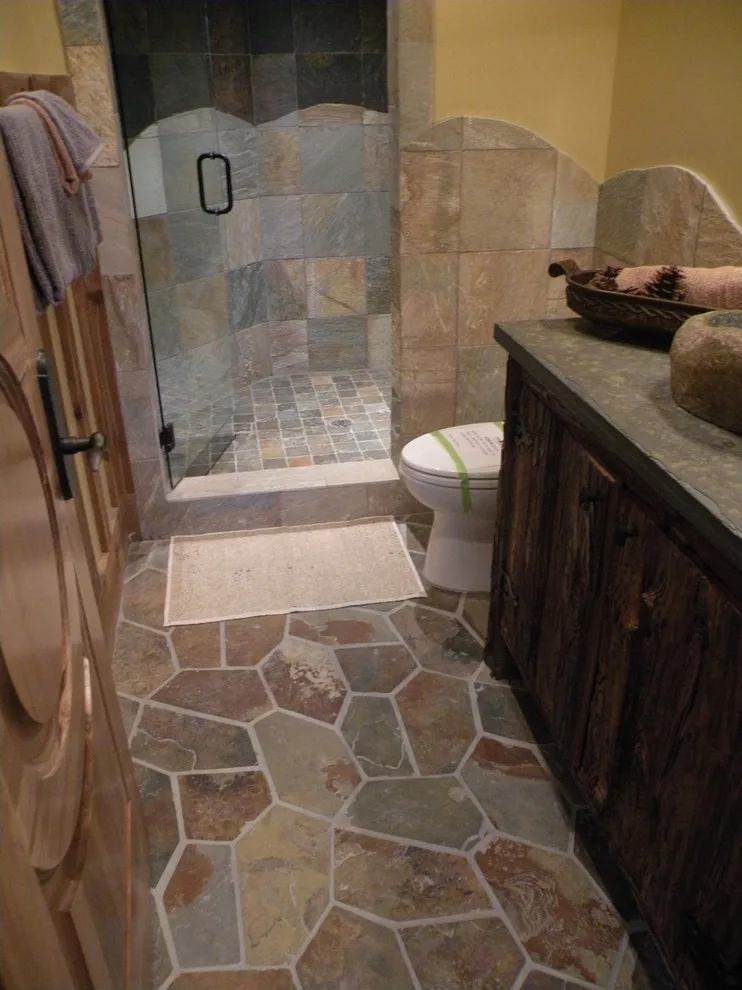 Restroom Design by Old World Stone Imports Flooring & Design - Photo 45