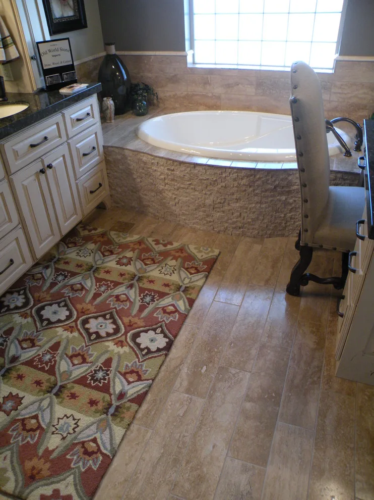 Restroom Design by Old World Stone Imports Flooring & Design - Photo 17