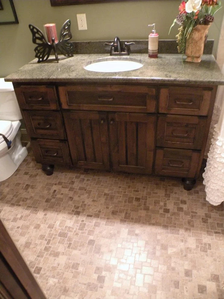 Restroom Design by Old World Stone Imports Flooring & Design - Photo 15