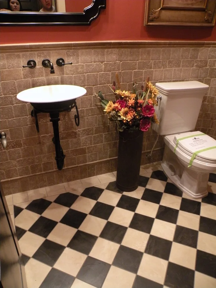 Restroom Design by Old World Stone Imports Flooring & Design - Photo 36