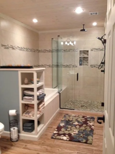 Personalized Shower and Bathtub Enclosures by Dronet's Floor Gallery - Photo 24