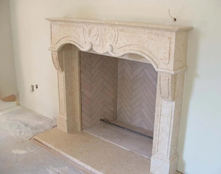 Personalized Travertine Fireplaces by Old World Stone Imports Flooring & Design - Photo 25