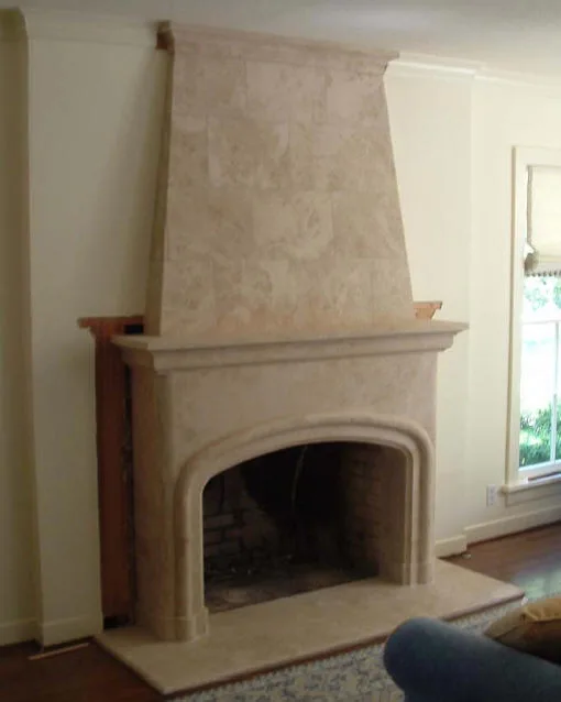 Personalized Travertine Fireplaces by Old World Stone Imports Flooring & Design - Photo 24