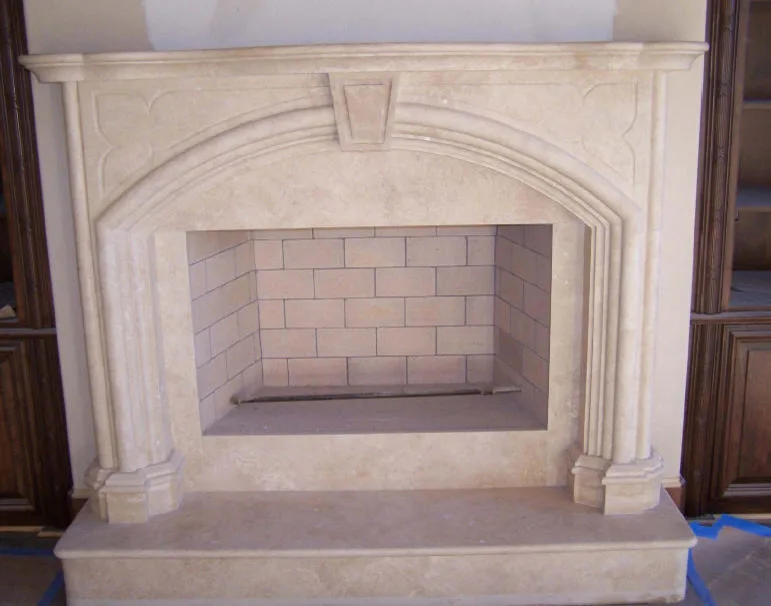 Personalized Travertine Fireplaces by Old World Stone Imports Flooring & Design - Photo 13