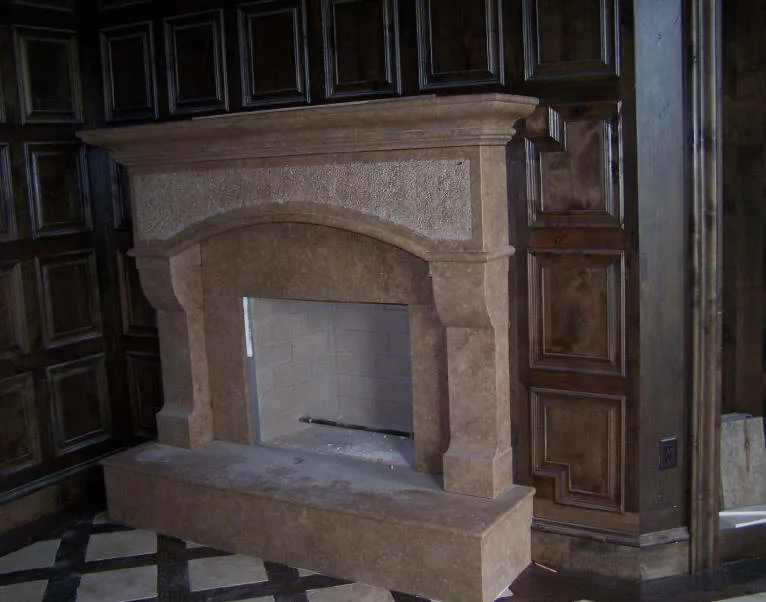 Personalized Travertine Fireplaces by Old World Stone Imports Flooring & Design - Photo 10