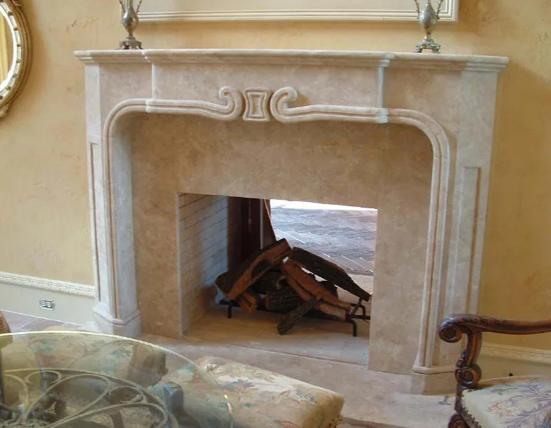 Personalized Travertine Fireplaces by Old World Stone Imports Flooring & Design - Photo 16