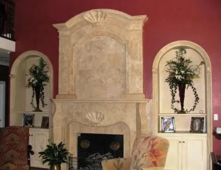 Personalized Travertine Fireplaces by Old World Stone Imports Flooring & Design - Photo 4