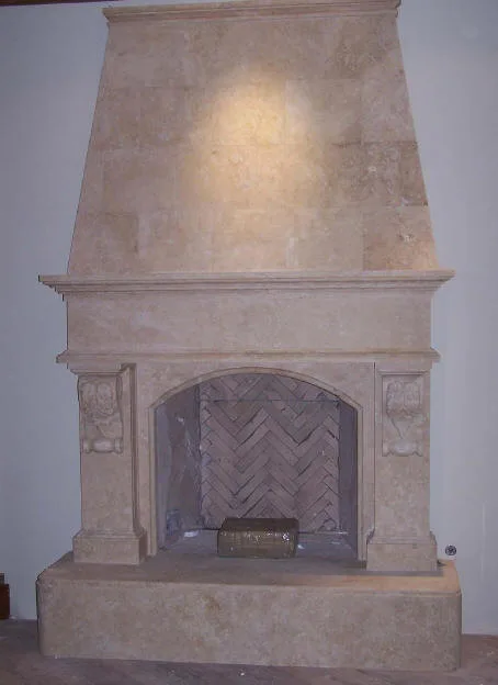 Personalized Travertine Fireplaces by Old World Stone Imports Flooring & Design - Photo 18