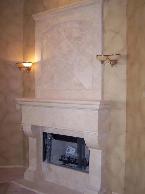 Personalized Travertine Fireplaces by Old World Stone Imports Flooring & Design - Photo 17