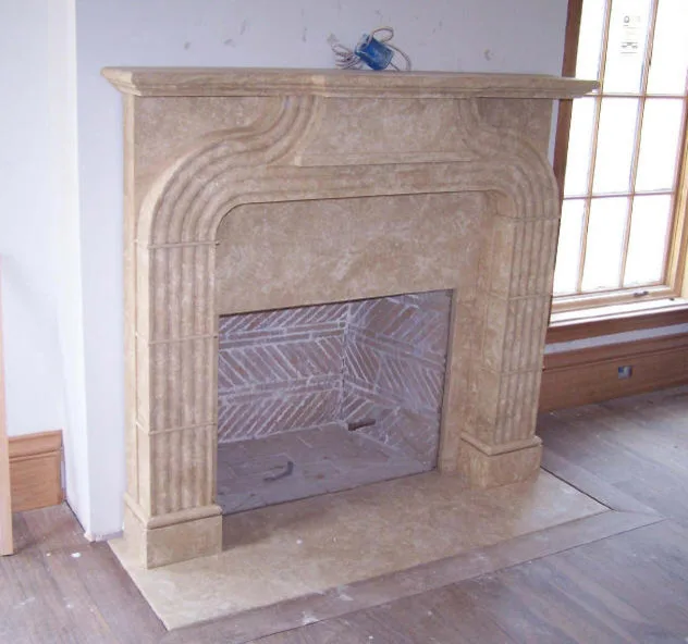 Personalized Travertine Fireplaces by Old World Stone Imports Flooring & Design - Photo 7