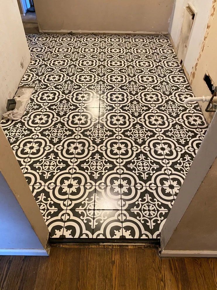 Kitchen Tile Flooring by Cvm Enterprises INC - Photo 2